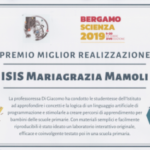 Premio miglior realizzazione Bergamo Scienza 2019